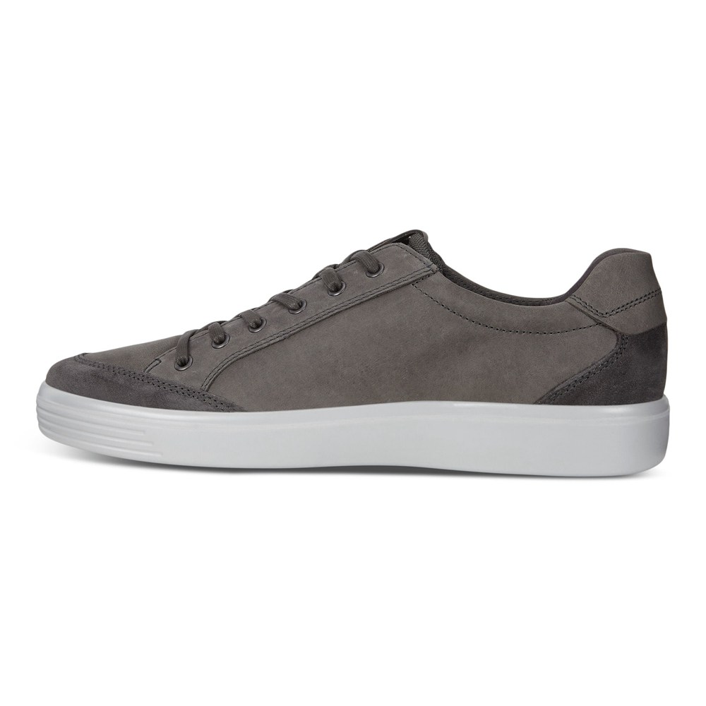 ECCO Mens Sneakers Dark Grey - Soft Classic - LQW-730491